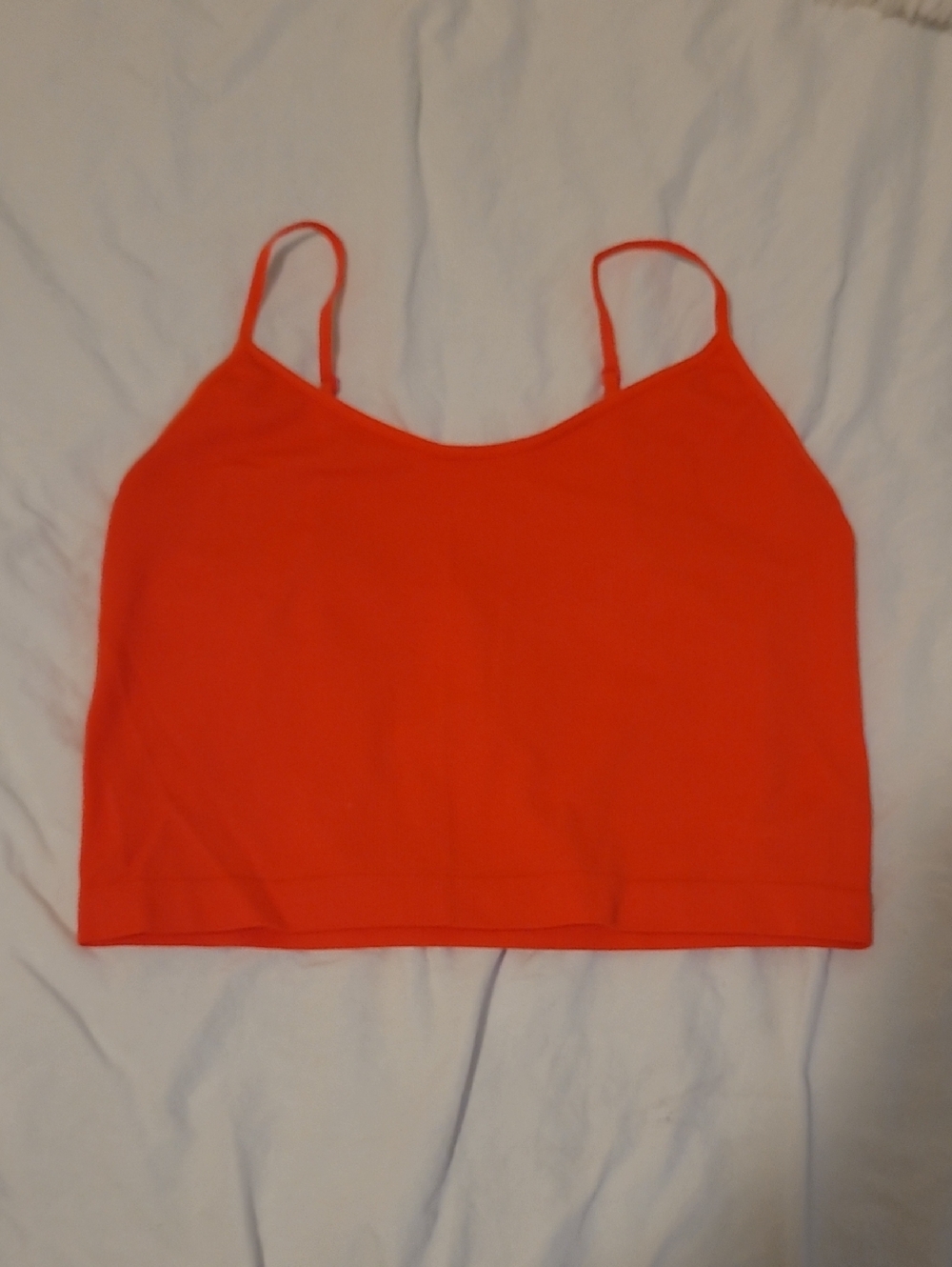 wild fable Orange Cropped Cami Tank Top